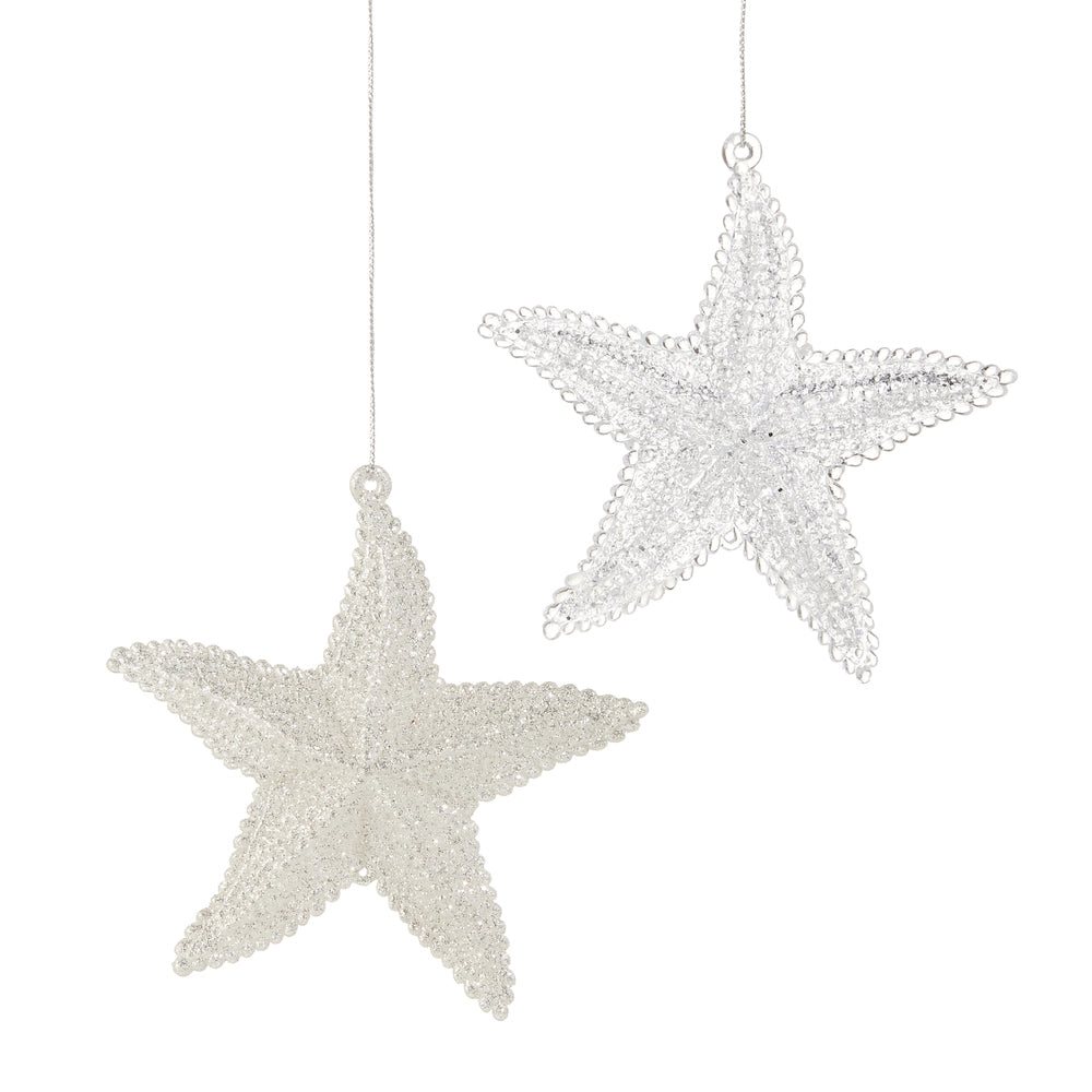 Shimmery Starfish Ornament