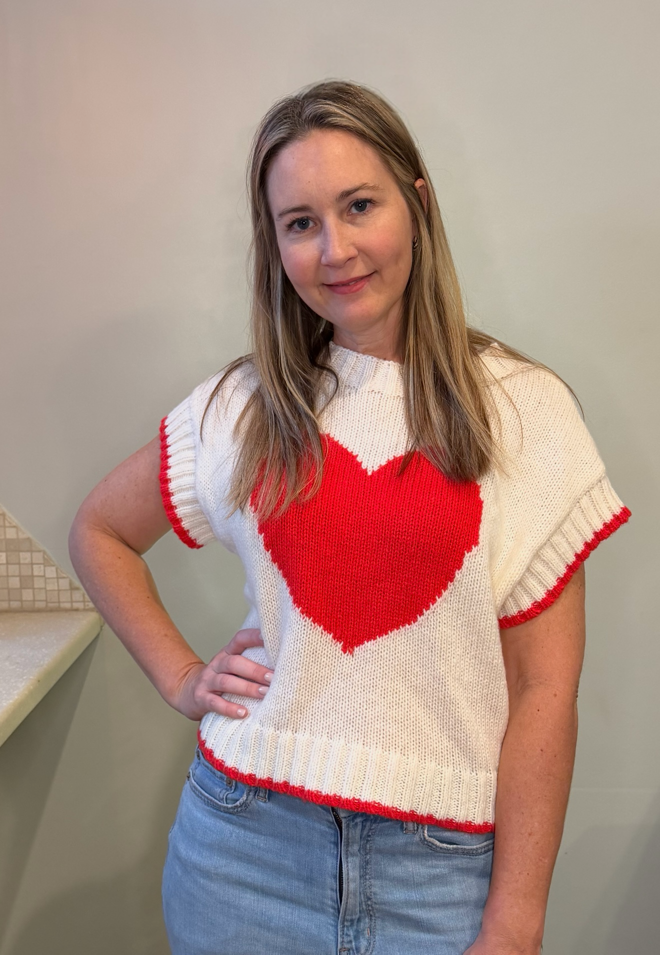 Box Heart Sweater