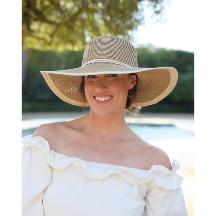 Georgetown Two Tone Hat Natural