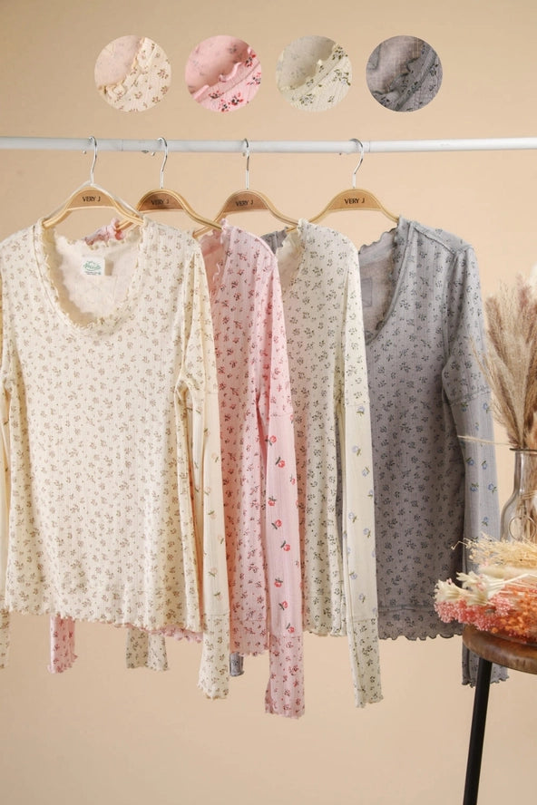 Daisy Whisper Long Sleeve Top