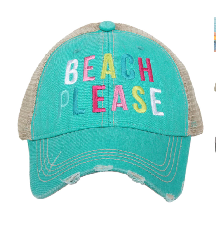 Beach Please Trucker Hat