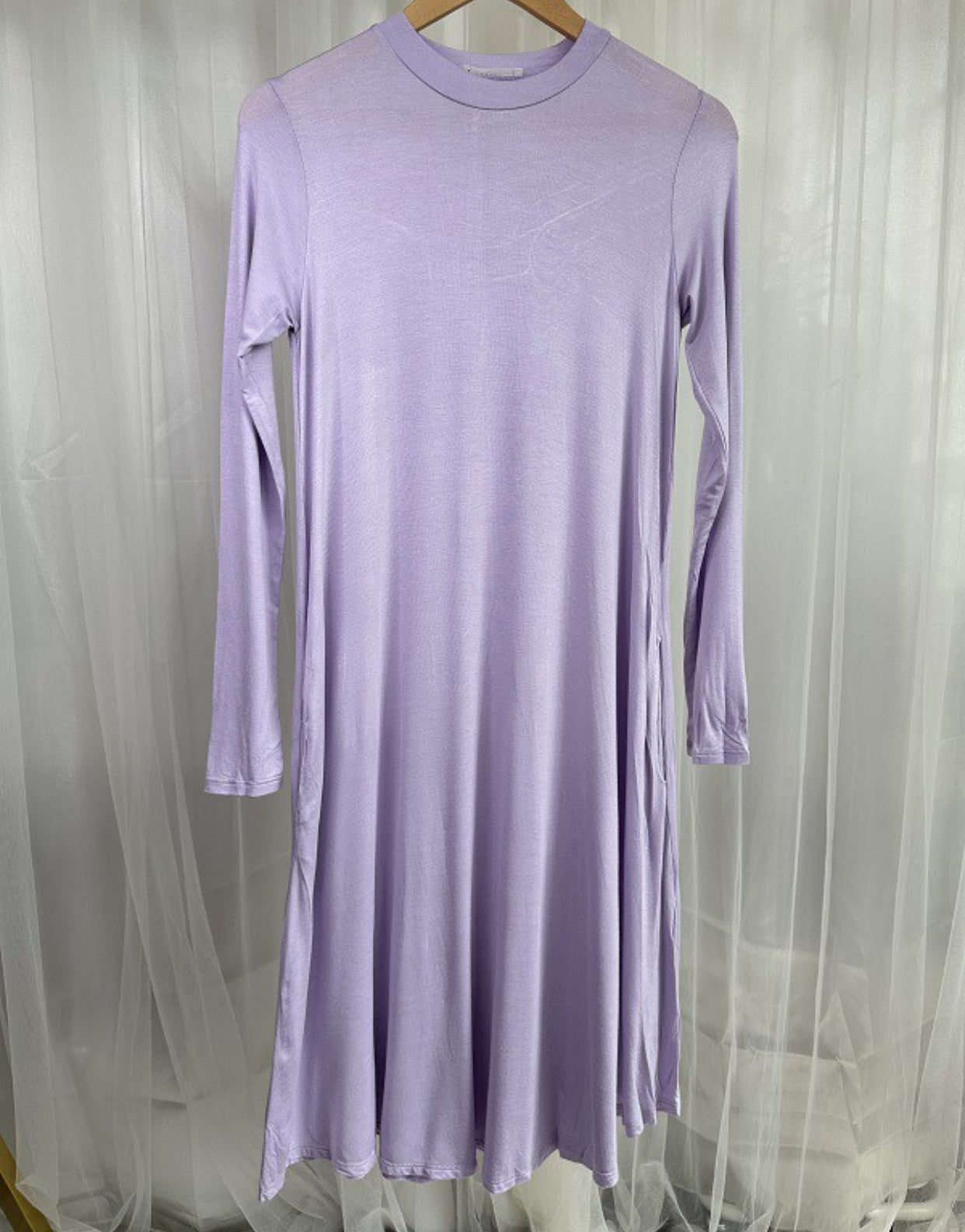 Long Midi Dress Lilac