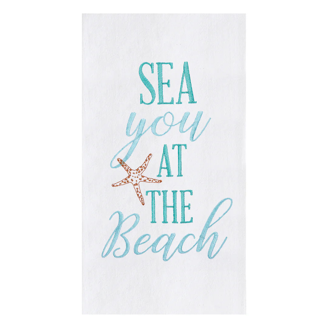 At The Beach Kitchen Towel