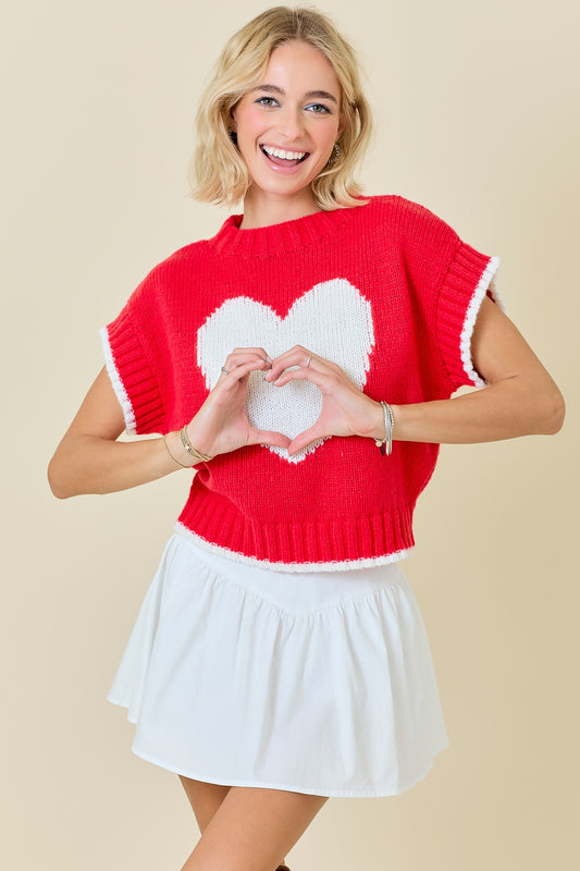 Box Heart Sweater