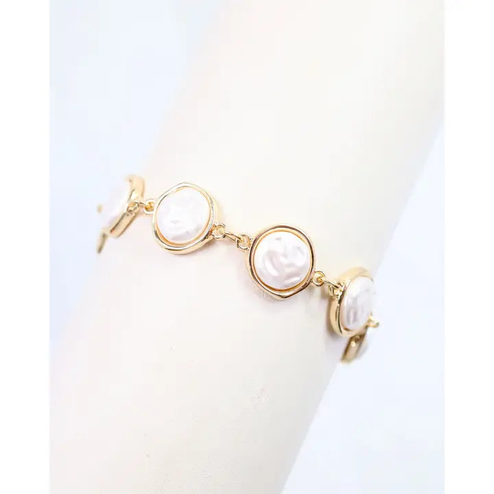 Elko Pearl Bracelet Gold