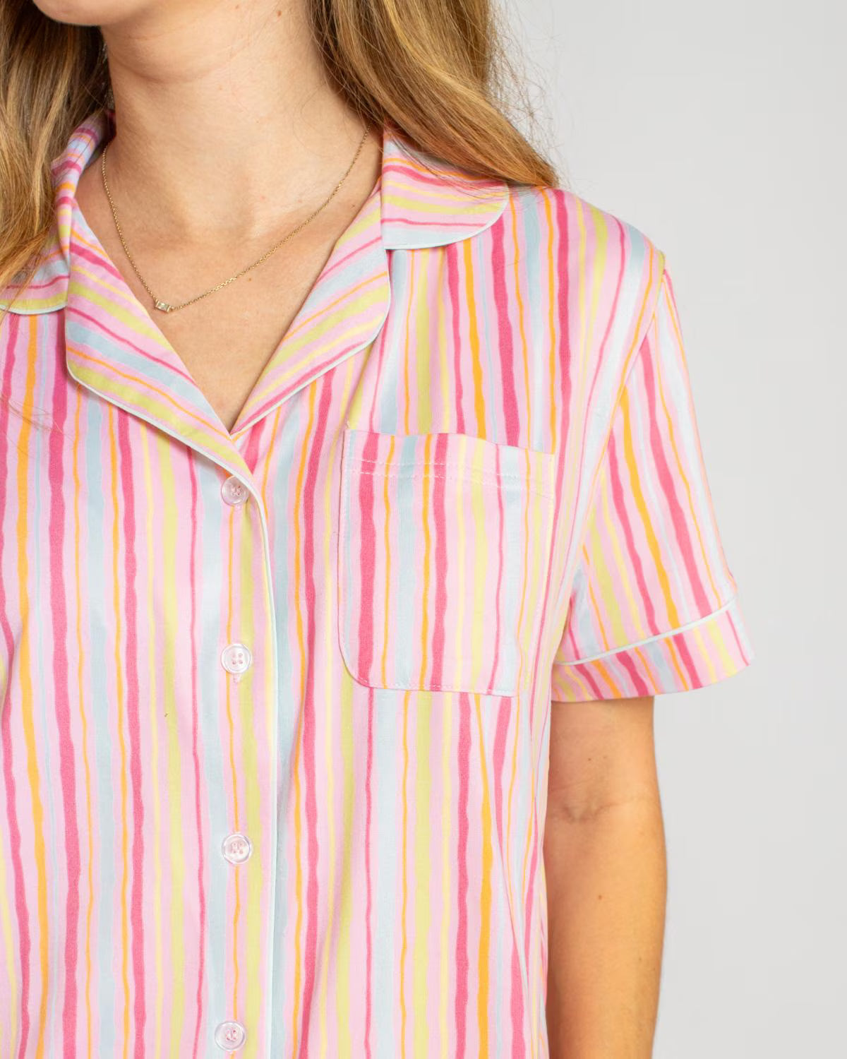 Addie Stripe Sleep Shirt