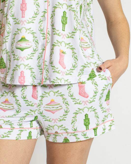 Nutcracker Trellis Sleep Shorts