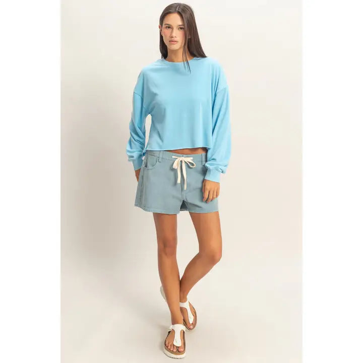 Laid Back Crop Sweatshirt