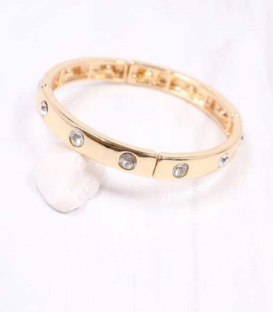 Fleischman CZ Stretch Bracelet