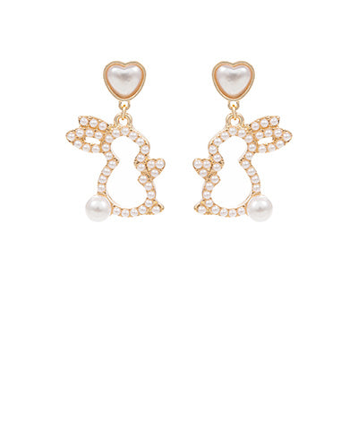 Bunny Pearl Earrings