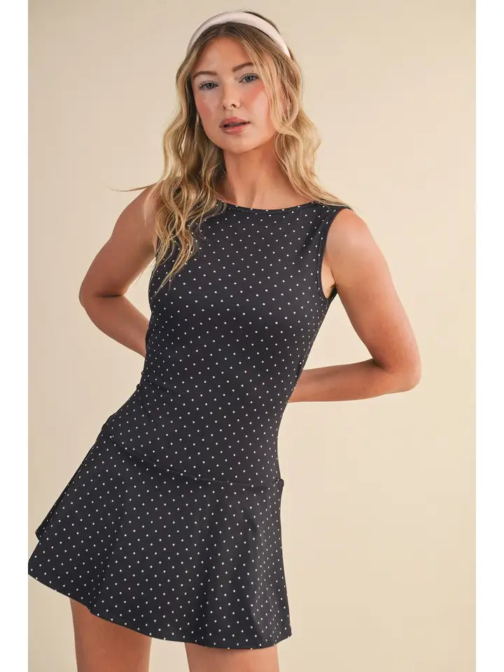 Polka Dot Mini Dress