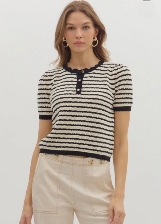 Saint-Tropez Stripe Top