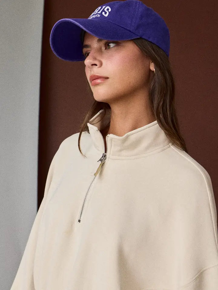 Quarter Zip Pullover Top