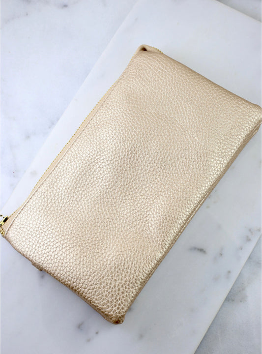 Liz Gold Crossbody Bag