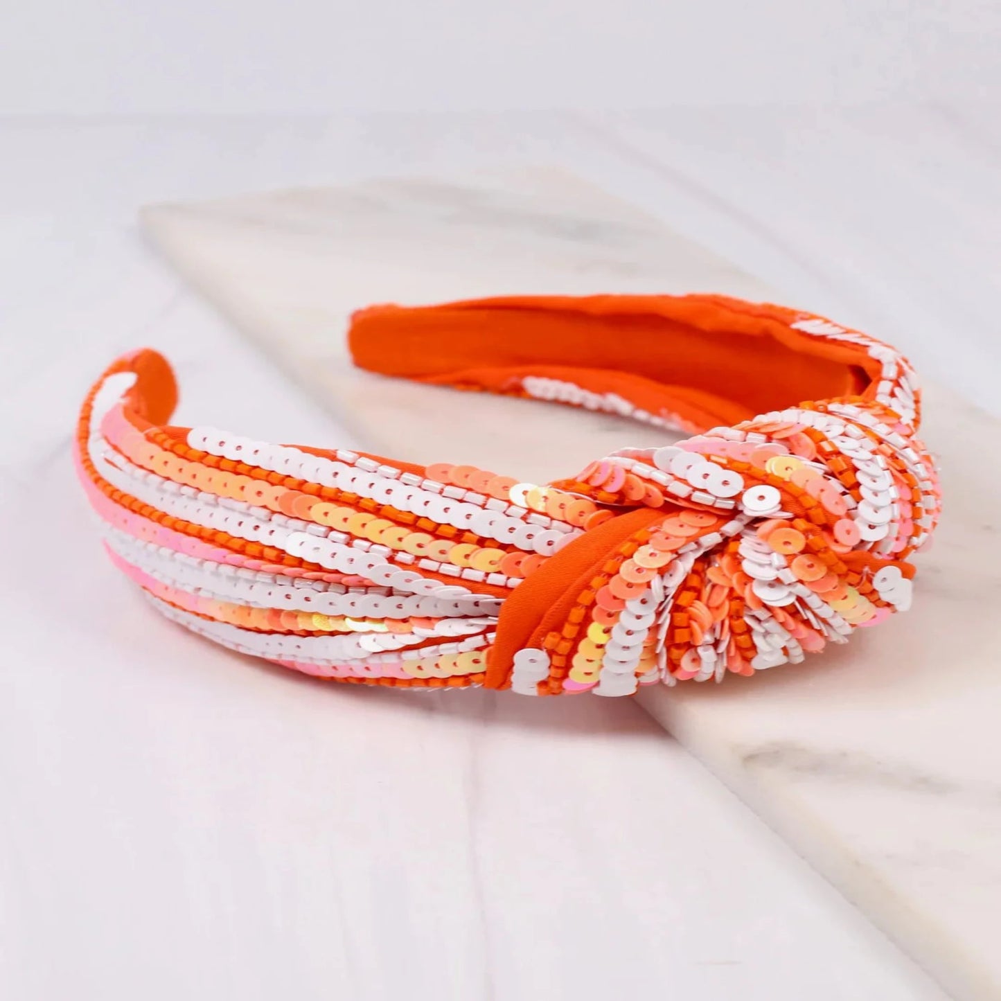 Sequin Striped Headband