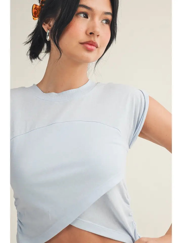 Slub Crossover Top