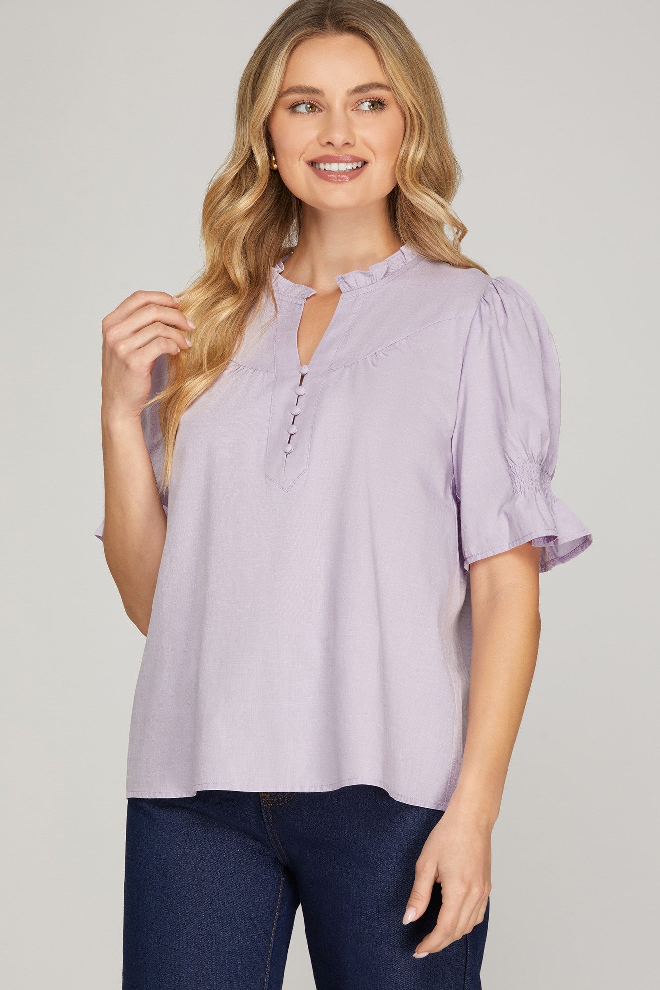 Willow Button Top