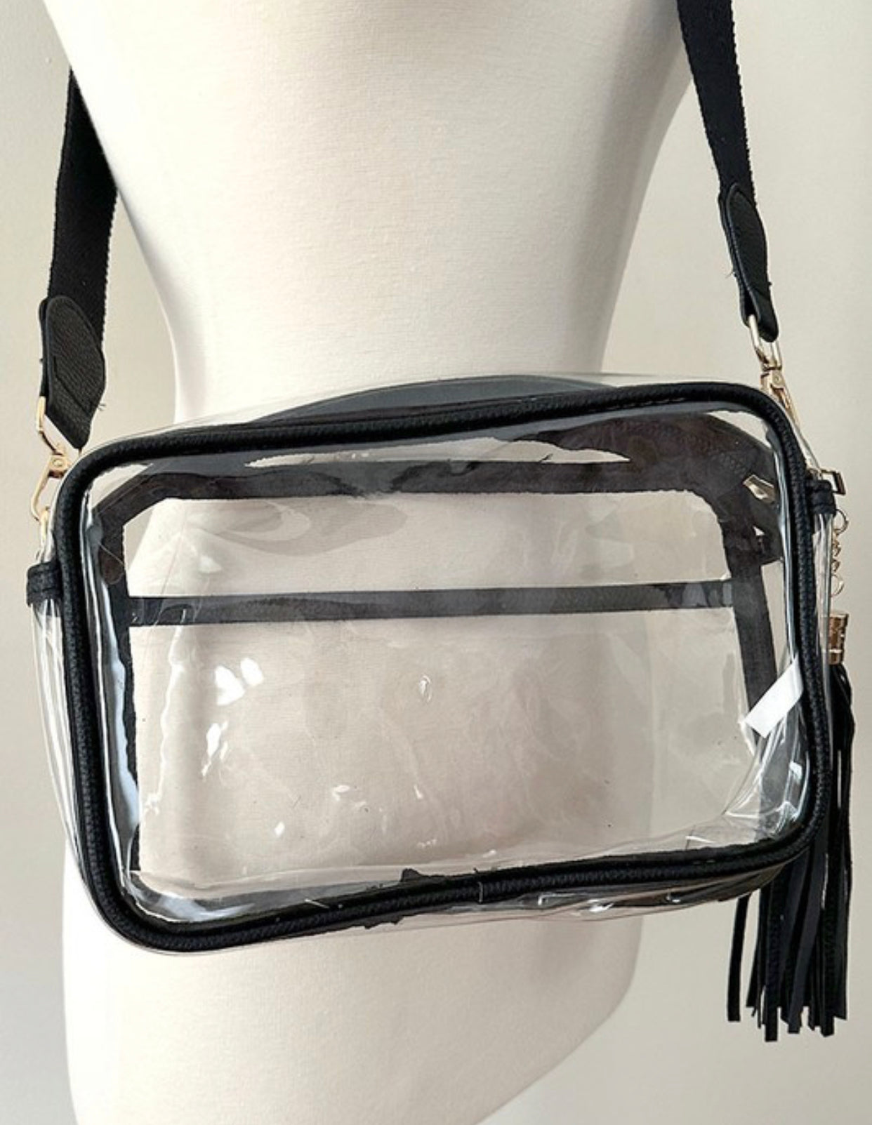 Clear Camera Bag Black