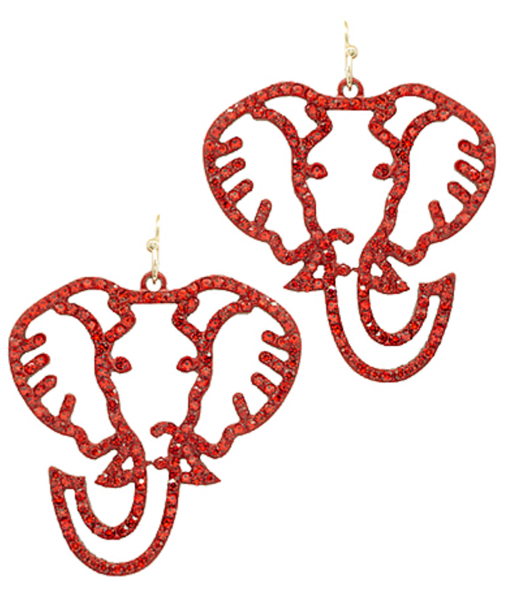 Elephant Drop Earrings