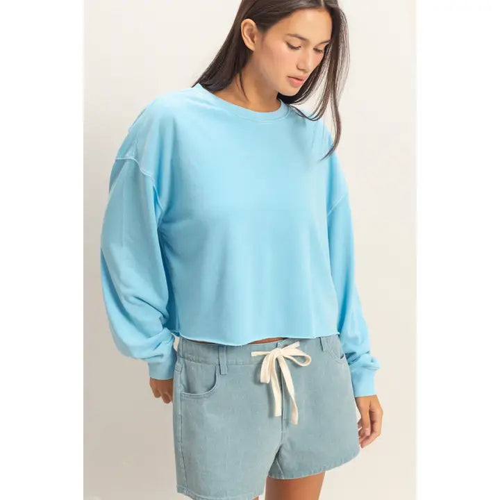 Laid Back Crop Sweatshirt