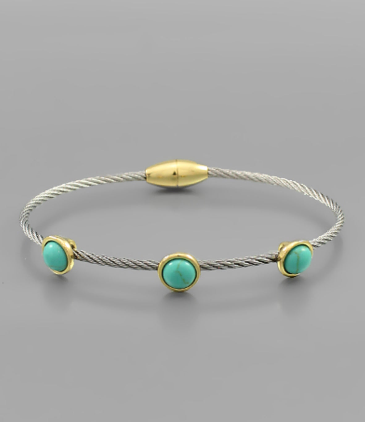 Turquoise Rope Bangle