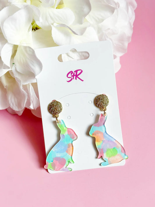 Bunny Abstract Dangle Earring