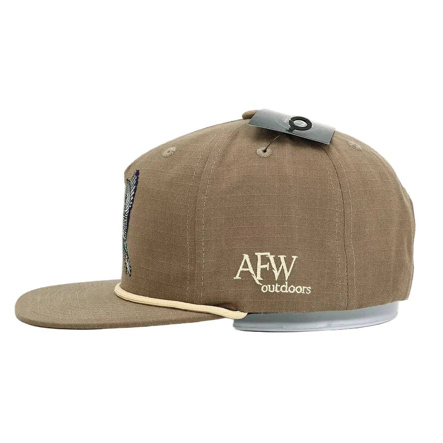 Flying Wood Duck Brown RipStop Hat