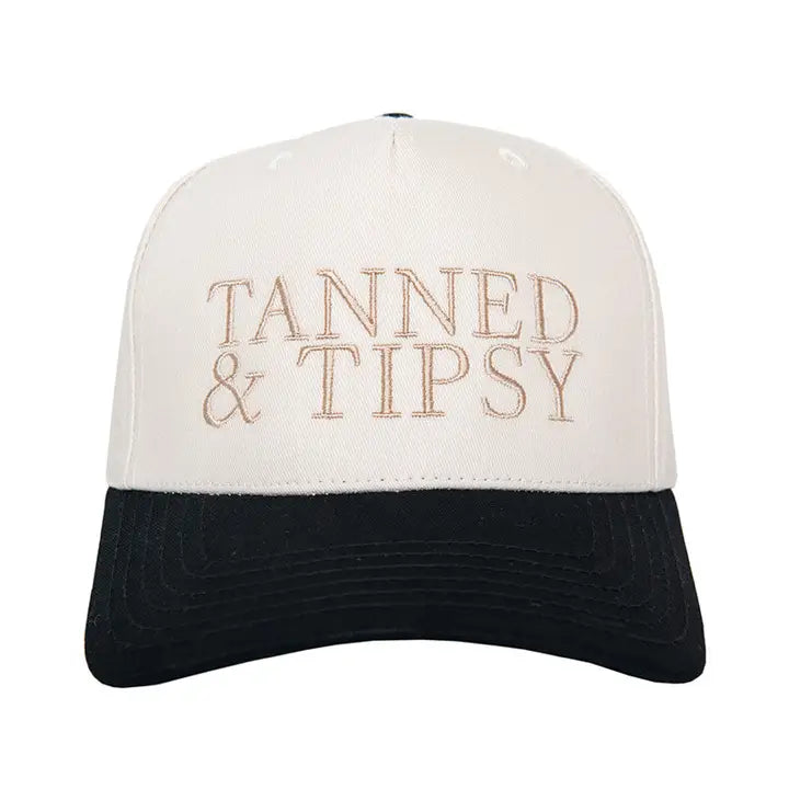 Tanned & Tipsy Two-Tone Hat