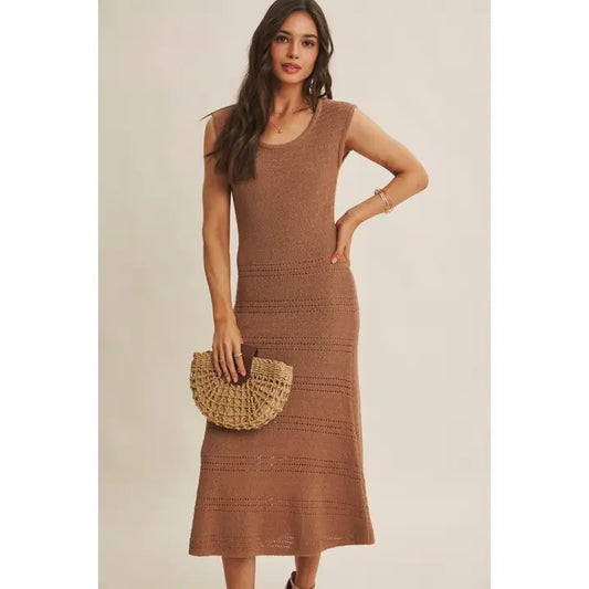 Mocha Muse Midi Dress