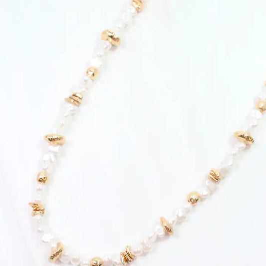Eloise Beaded Pearl Necklace