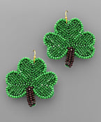 Clover Beaded Earring