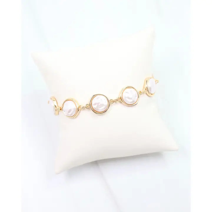 Elko Pearl Bracelet Gold