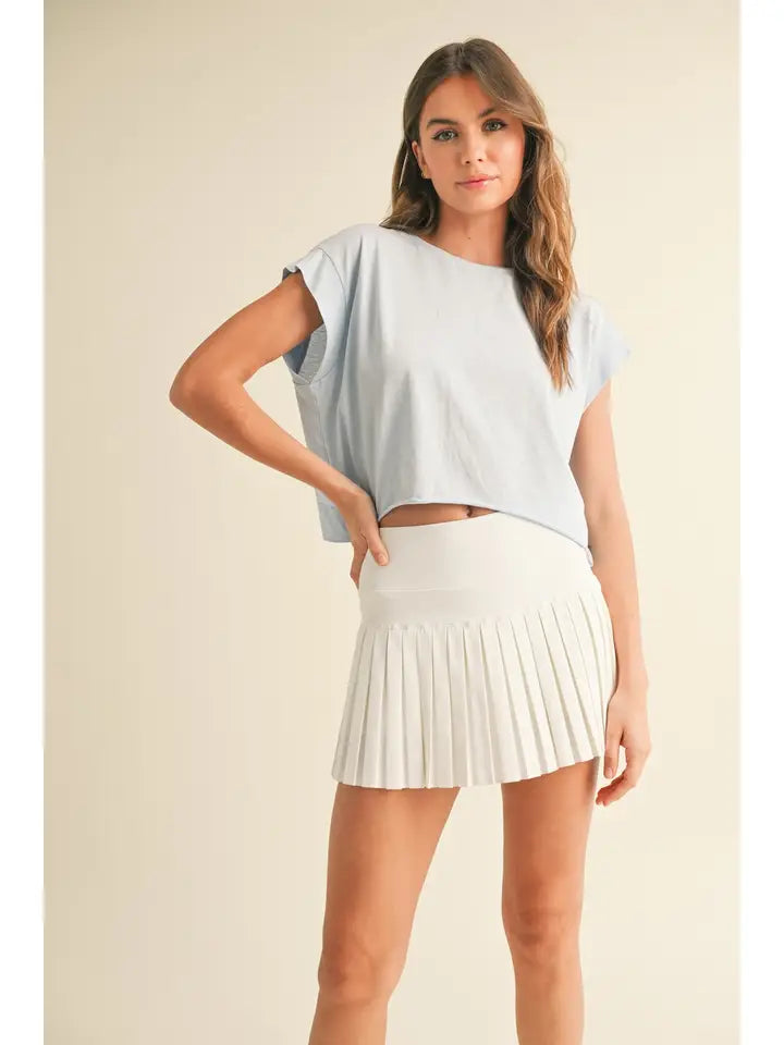 Cutout Back Layering Tee