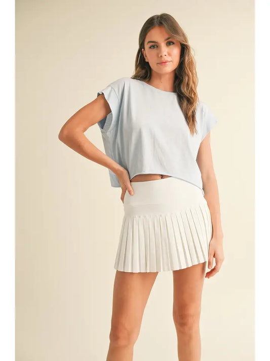 Cutout Back Layering Tee