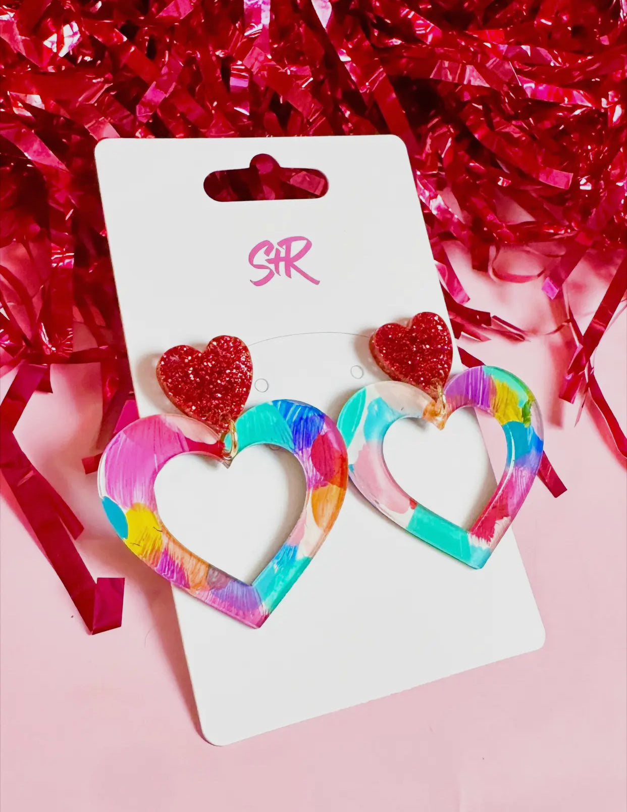 Flirty Heart Dangle Earring