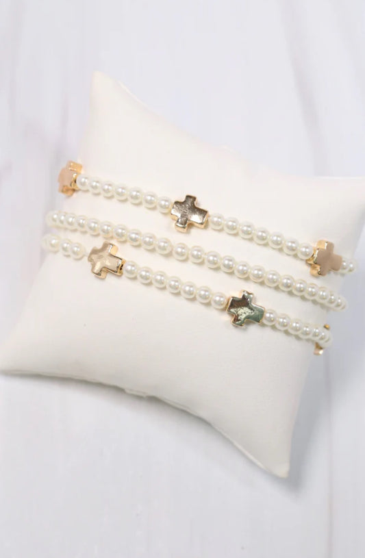 Meynell Cross Bracelet Set