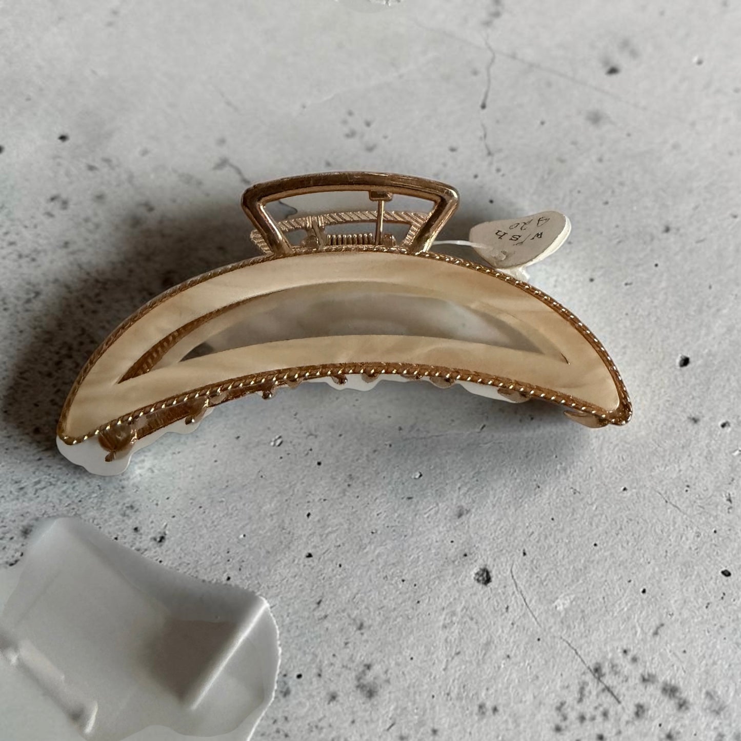 Claw Hair Clip Gold/Brown
