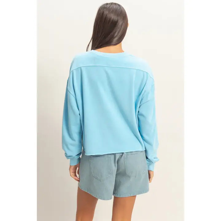 Laid Back Crop Sweatshirt