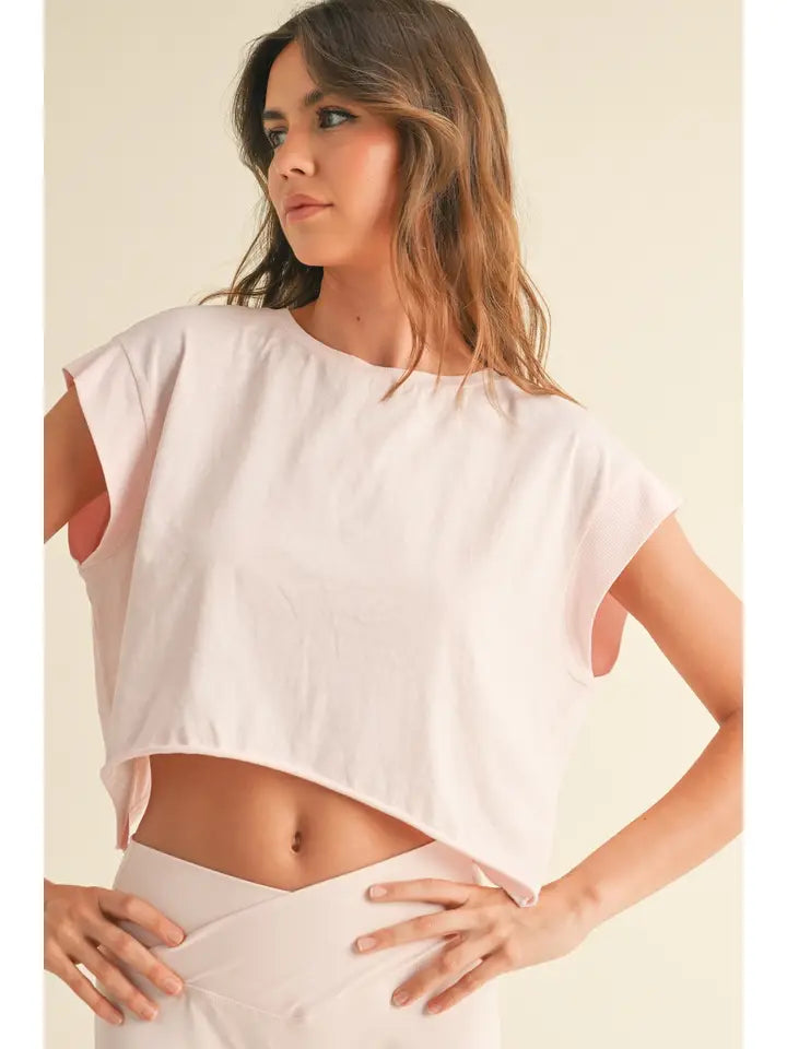 Cutout Back Layering Tee