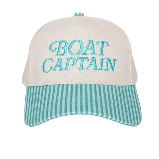 Boat Captain Two-Toned Retro Hat