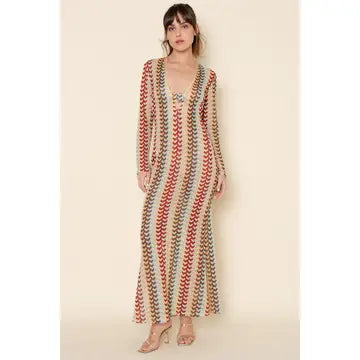 Sahara Vine Maxi Coverup