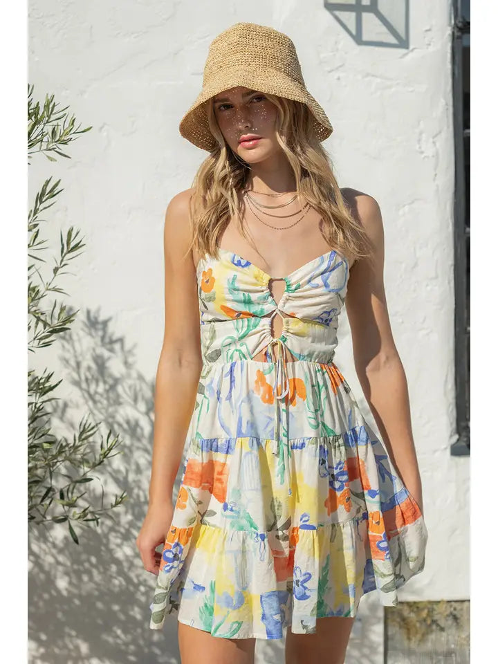 Painted Petals Dress