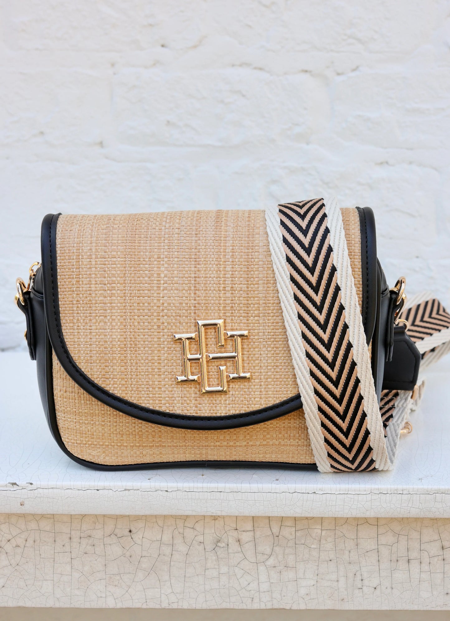 Lilliana Natural Black Crossbody