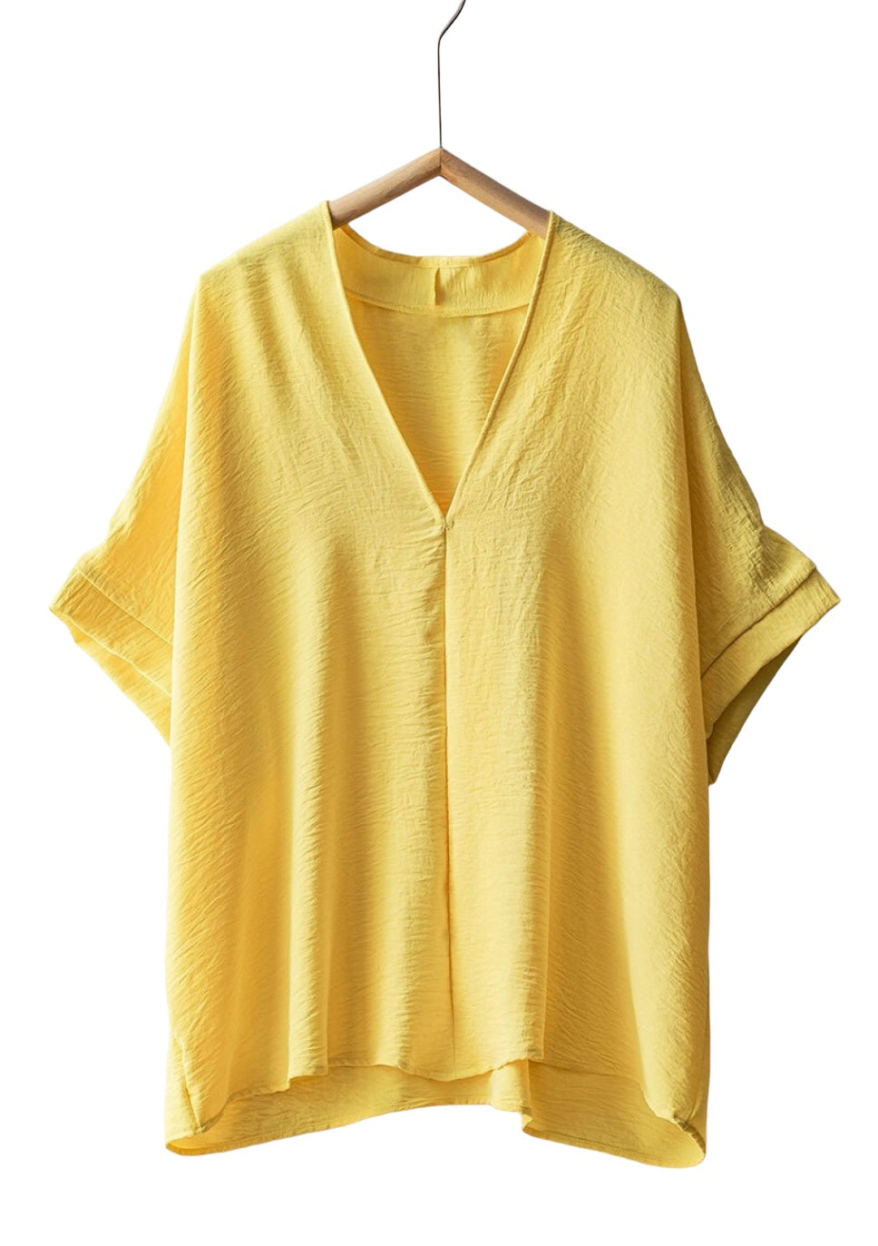 Oversized V Neck Top