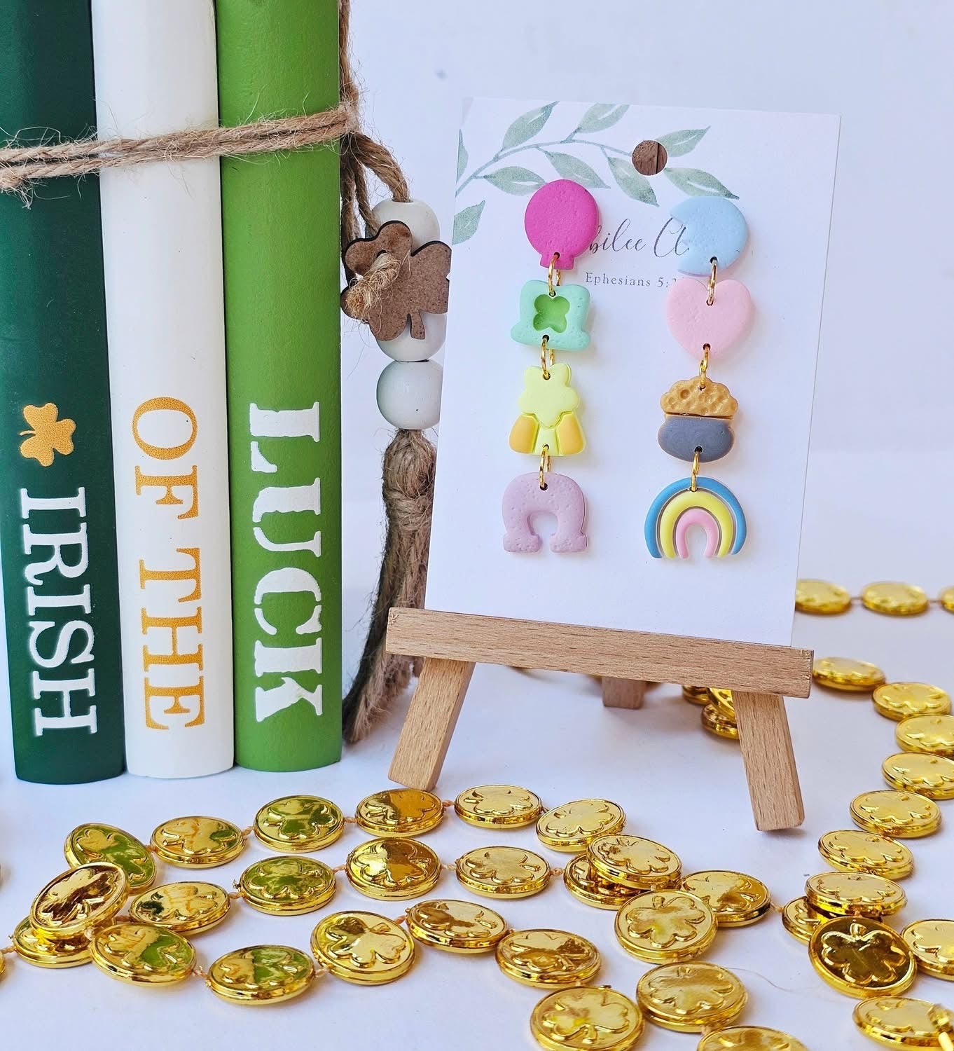 Jubilee Clay Dangle Earrings