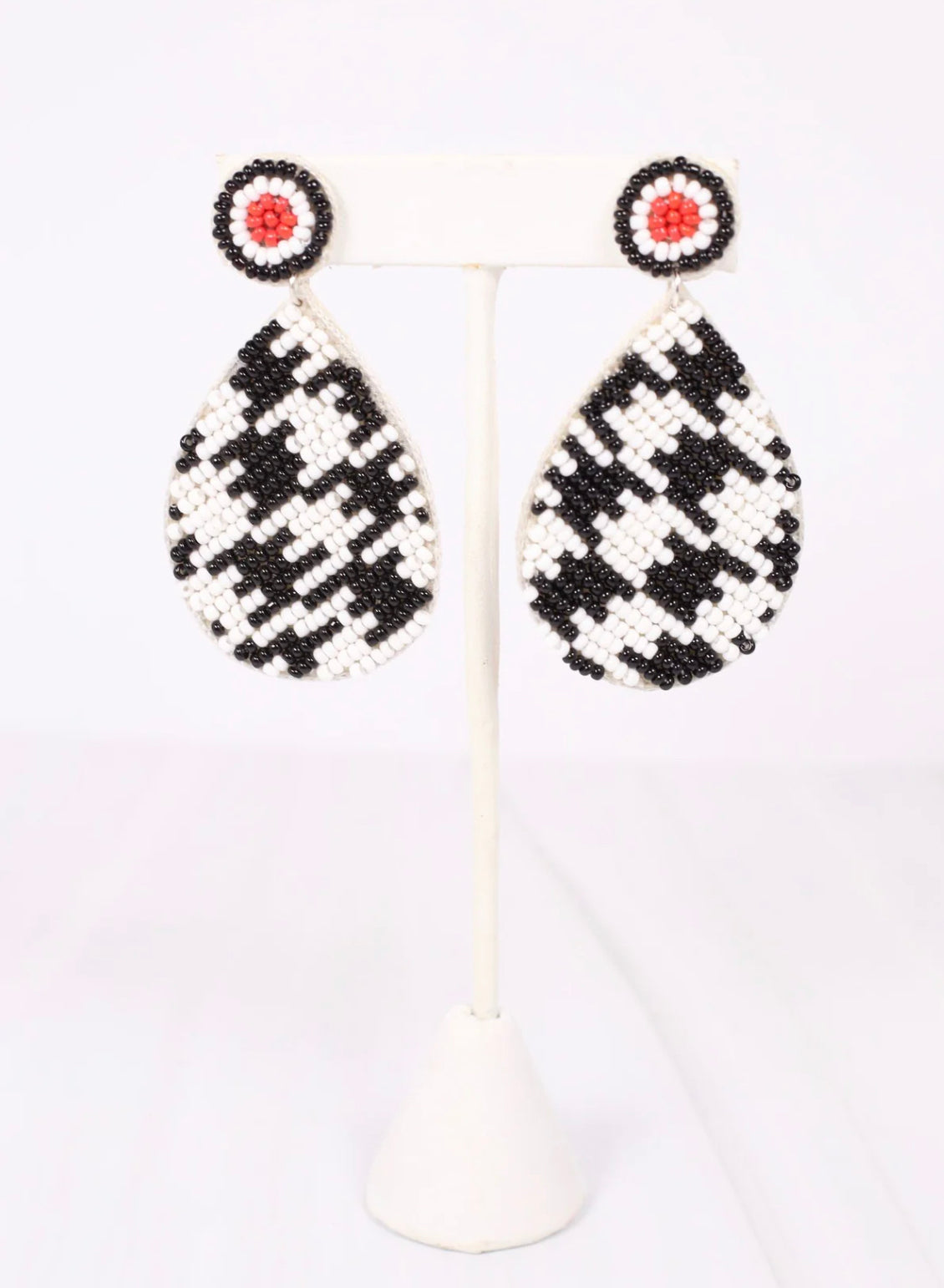 Houndstooth Earring