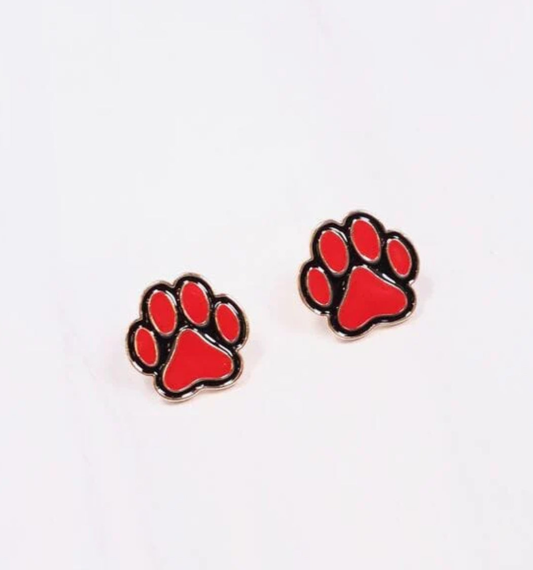 Paw Print Earrings