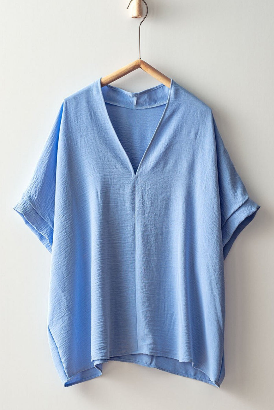 Oversized V Neck Top