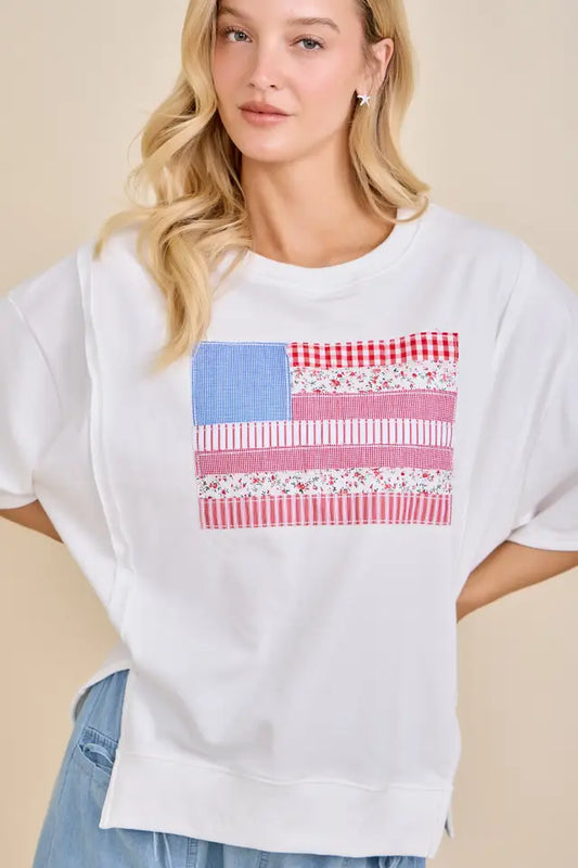 Americana Patch Sweatshirt