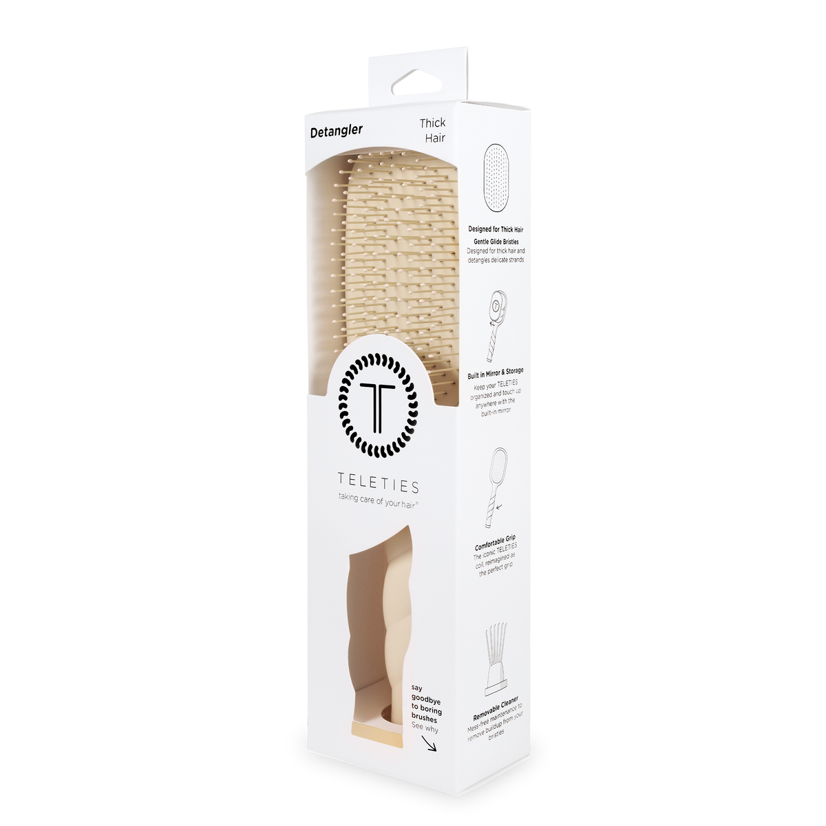 Detangler Brush |Tan| Thick